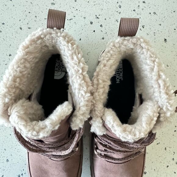 THE NORTH FACE Sierra Leather Mid Lace Waterproof Boots Performance Shoes Sz 9.5 - Picture 12 of 15